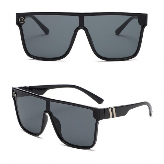 Męskie okulary przeciwsłoneczne pełne MAXAIR z filtrem UV400 czarne ST-MAX1